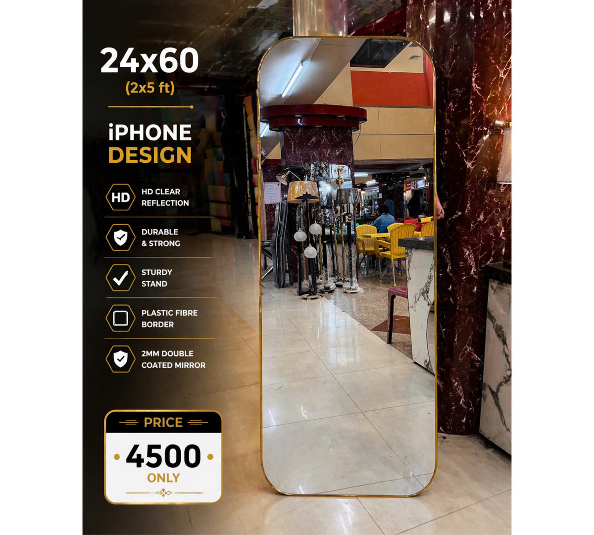 Iphone Design Standing Mirror