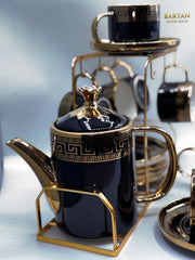 Imperial Black Gold Tea Set