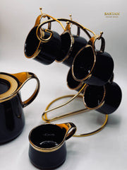 Royal Noir Gold Tea Set